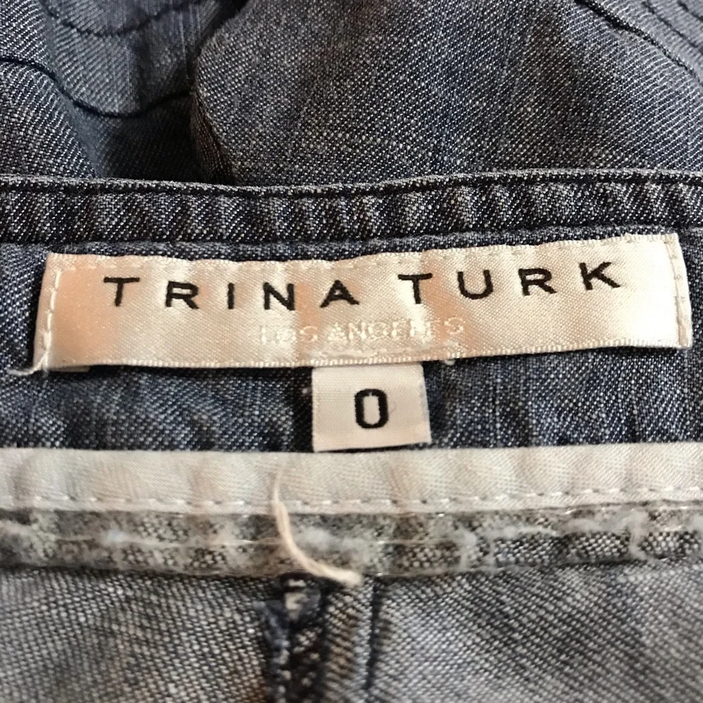 TRINA TURK / Rosamunda Linen Blend Shorts